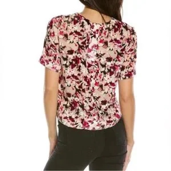 Rag & Bone Gia Cropped Burnout Blouse | Like New - Picture 3 of 12